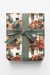 LIMITED TIME | Toy Soldier & Teddy Parade Wrapping Paper - London Penny Gift Wrap