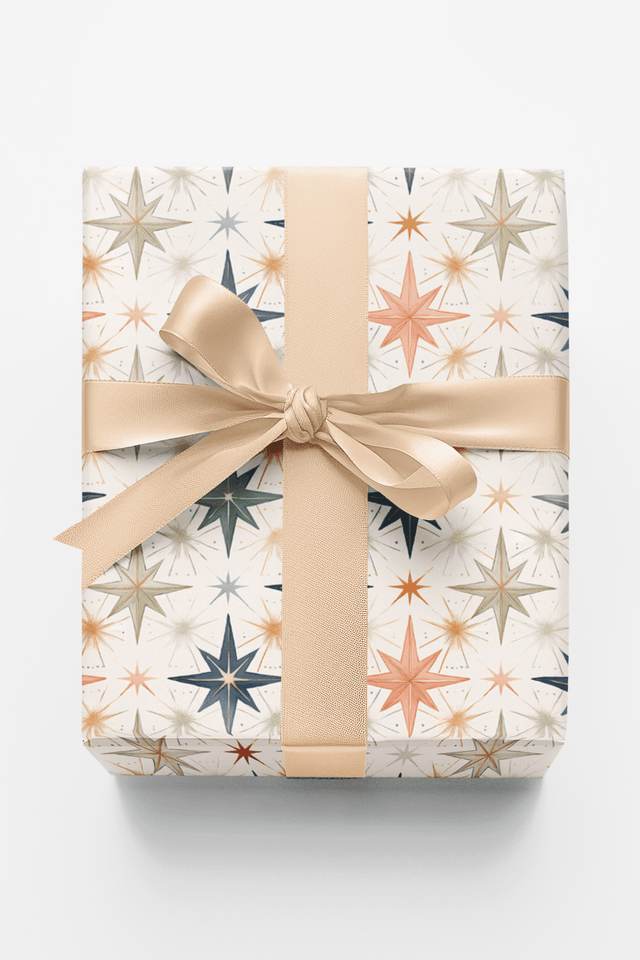 Scandi Stars - London Penny Gift Wrap