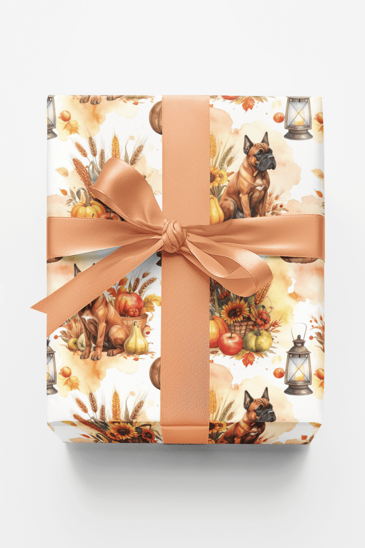 Harvest Market (Cane Corso) Wrapping Paper - London Penny Gift Wrap