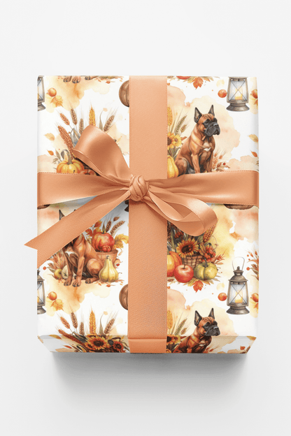 Harvest Market (Cane Corso) Wrapping Paper - London Penny Gift Wrap