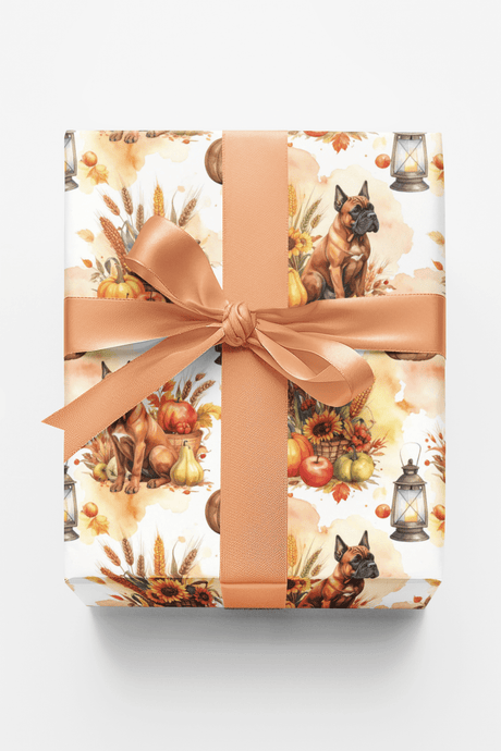 Harvest Market (Cane Corso) Wrapping Paper - London Penny Gift Wrap