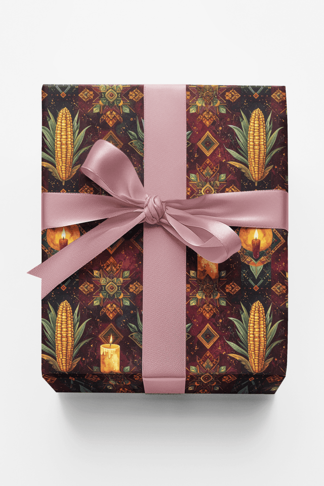 LIMITED TIME | Kwanzaa Mosaic Deluxe Wrapping Paper - London Penny Gift Wrap