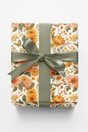 Autumn Chrysanthemum Bloom - London Penny Gift Wrap