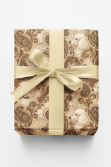 Poodle Paisley - London Penny Gift Wrap