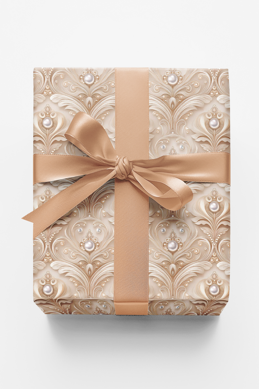 Bridal Pearl Damask