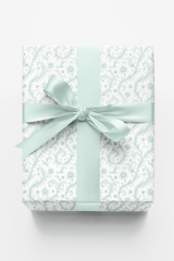 Mint Whisper Baroque - London Penny Gift Wrap