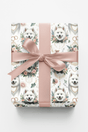 Wedding Samoyeds Wrapping Paper - London Penny Gift Wrap