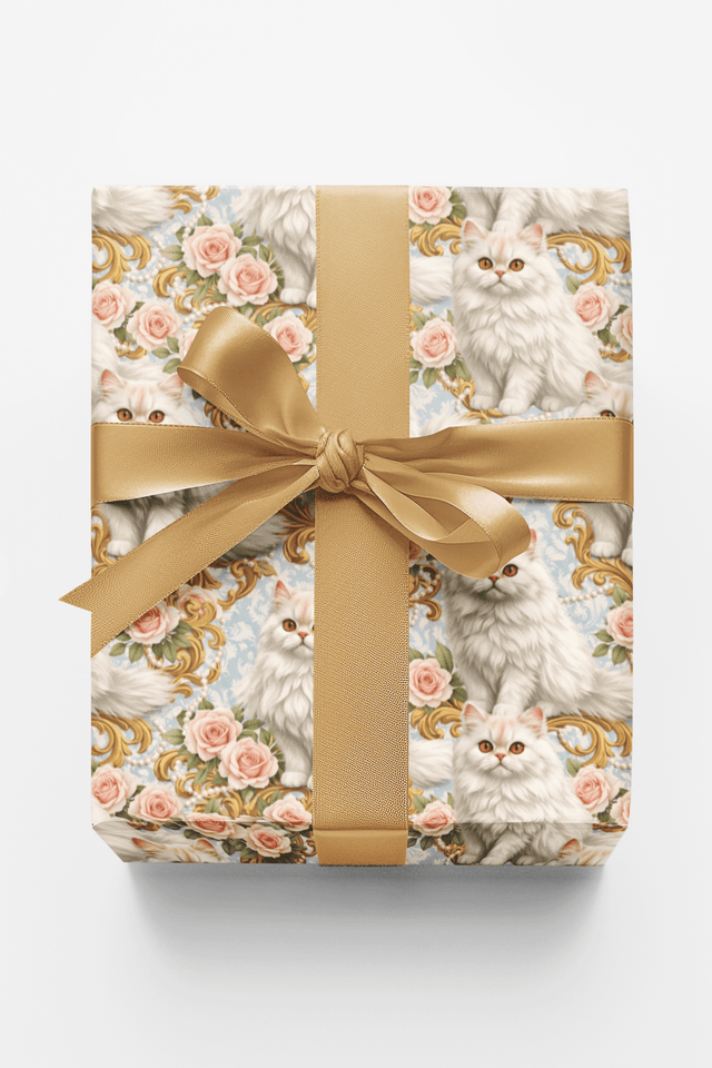 Persian Velvet Whiskers - London Penny Gift Wrap