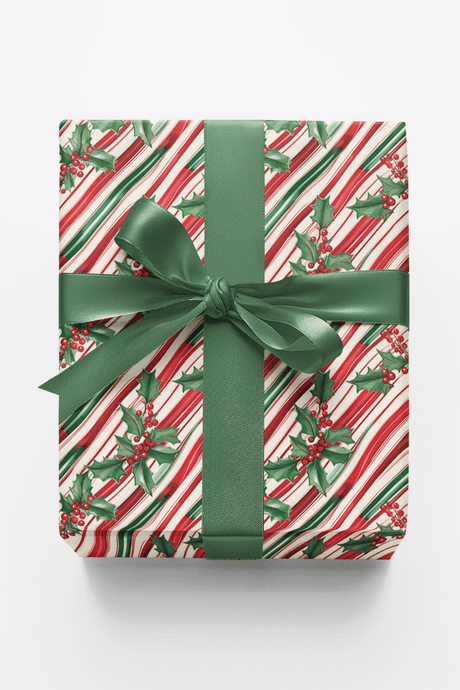 Peppermint Pathways - London Penny Gift Wrap