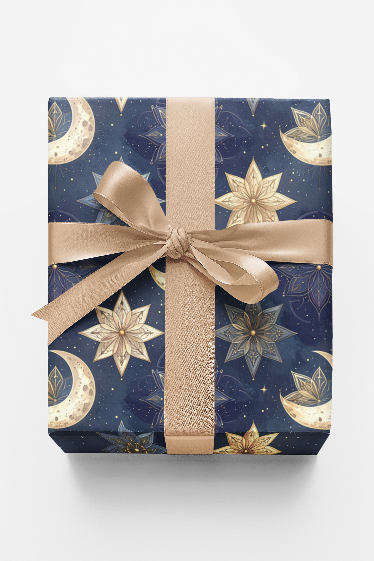 Celestial Garden Moon Wrapping Paper