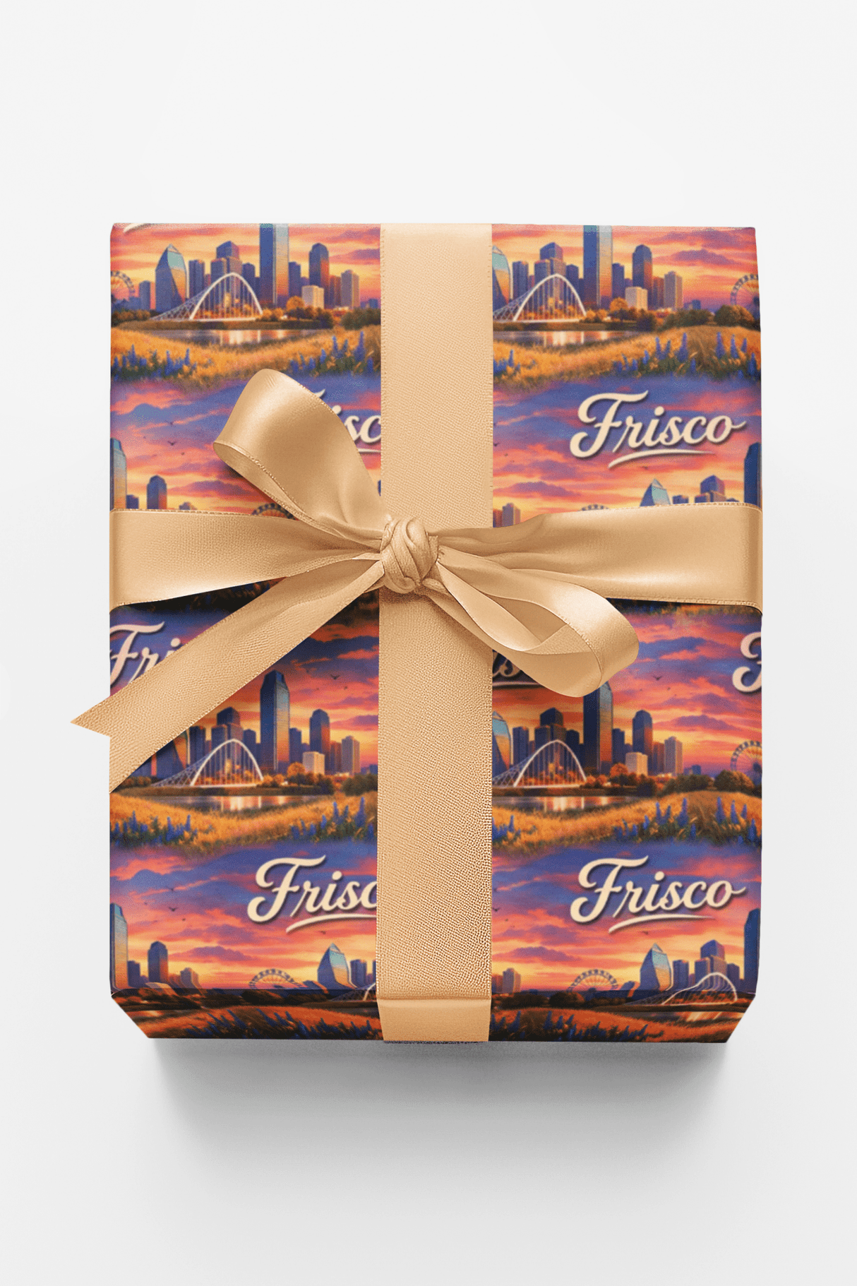 Frisco Star State Nights - London Penny Gift Wrap