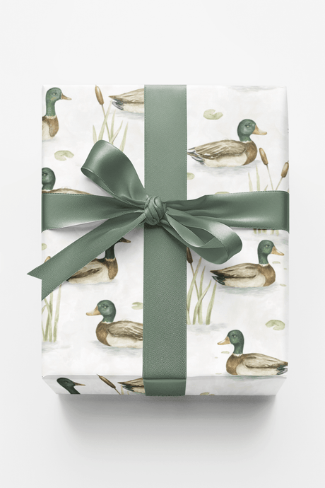 Feathers by the Lake - London Penny Gift Wrap