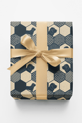 Hound Hexagon Geometry - London Penny Gift Wrap