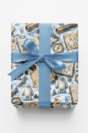 LIMITED TIME | Frost bound Exploration Wrapping Paper - London Penny Gift Wrap