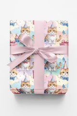 Presents and Birthday (Exotic Shorthair) Wrapping Paper - London Penny Gift Wrap