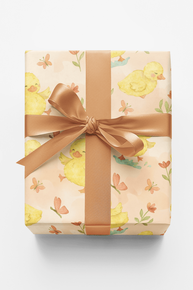 Springtime Duckling Dance - London Penny Gift Wrap