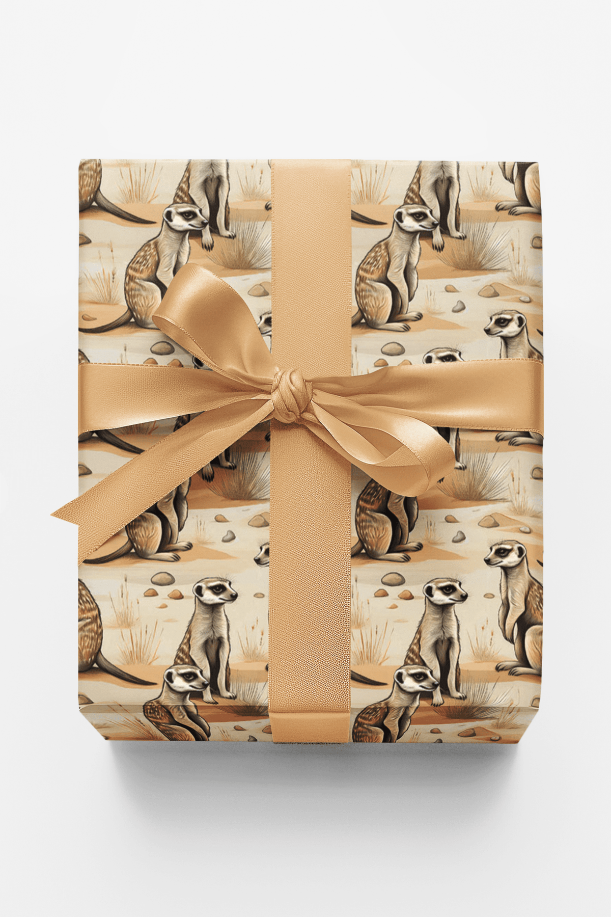 Safari Stroll: Meerkat - London Penny Gift Wrap