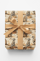 Safari Stroll: Meerkat - London Penny Gift Wrap