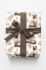 Sleek Siamese Silhouettes - London Penny Gift Wrap