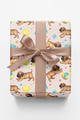 Puppy Playtime (English Mastiff) Wrapping Paper - London Penny Gift Wrap