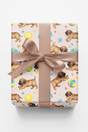 Puppy Playtime (English Mastiff) Wrapping Paper - London Penny Gift Wrap