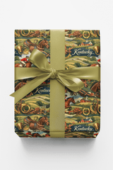 Kentucky Bluegrass Elegance - London Penny Gift Wrap