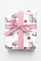 Scottish Fold Dots - London Penny Gift Wrap