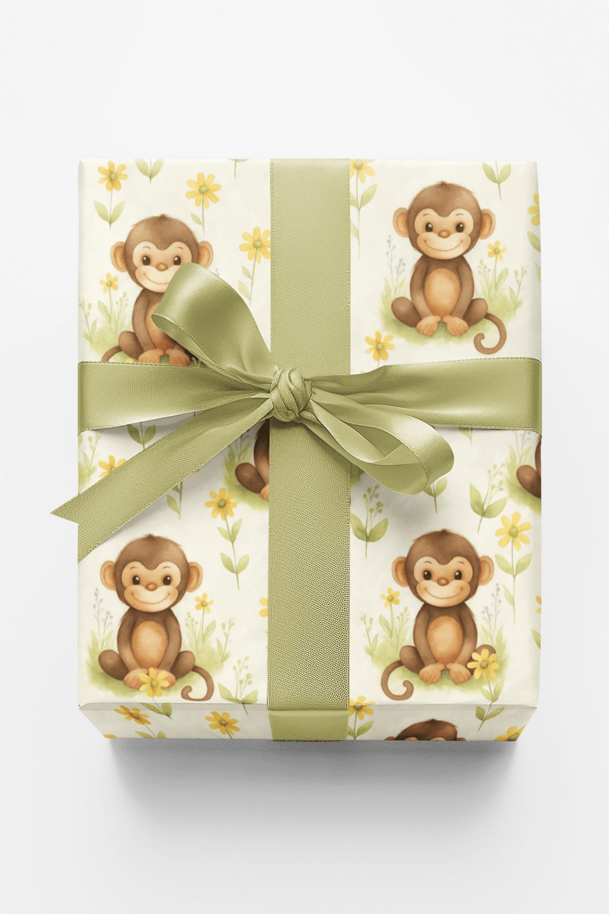 Meadow Monkeys - London Penny Gift Wrap