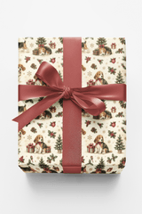 Beagle Christmas Adventure Wrapping Paper - London Penny Gift Wrap