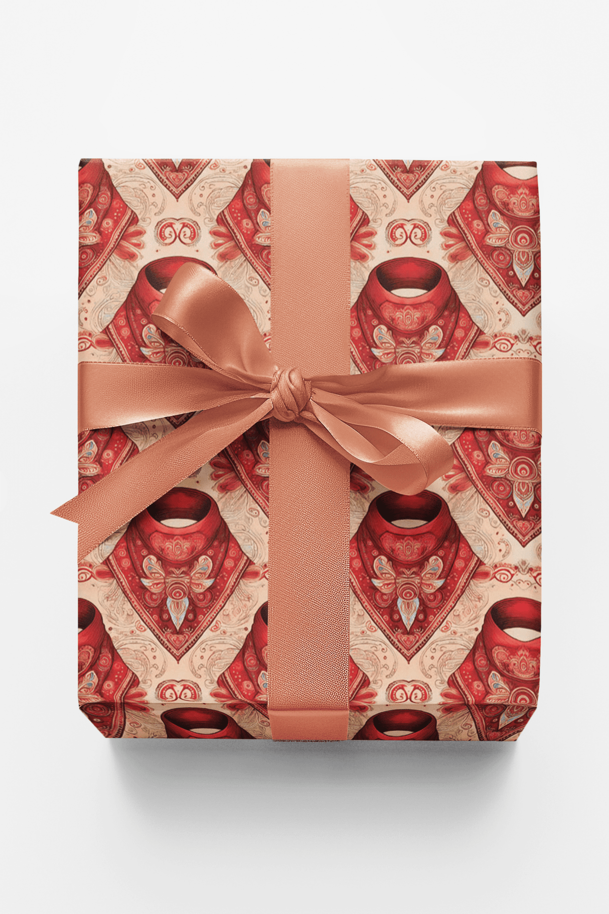 Rustic Reds - London Penny Gift Wrap