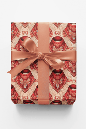 Rustic Reds - London Penny Gift Wrap
