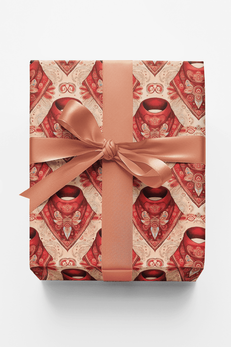 Rustic Reds - London Penny Gift Wrap