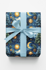 LIMITED TIME | Astronomer's Winter Garden Wrapping Paper - London Penny Gift Wrap