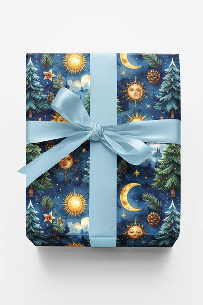 LIMITED TIME | Astronomer's Winter Garden Wrapping Paper