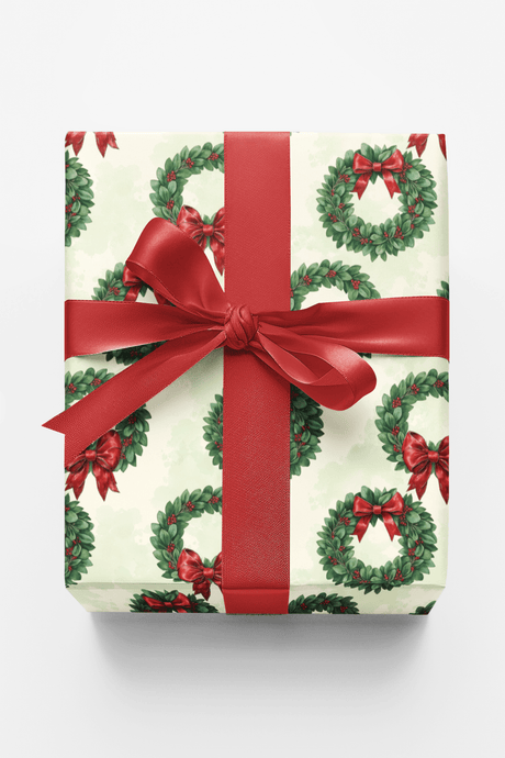 Holiday Laurel - London Penny Gift Wrap