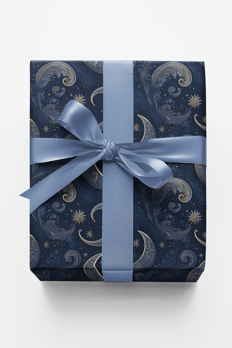 Starlit Filigree - London Penny Gift Wrap