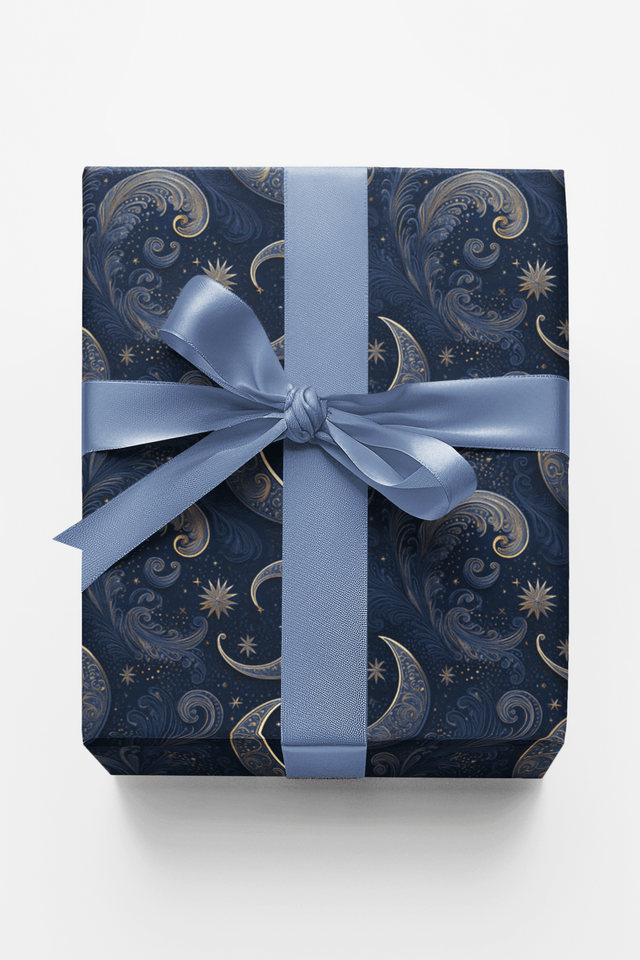 Starlit Filigree - London Penny Gift Wrap