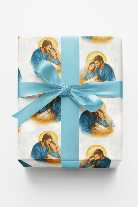 Holy Family Halo - London Penny Gift Wrap
