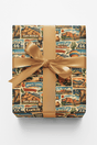 New Mexico Postcard Memories - London Penny Gift Wrap