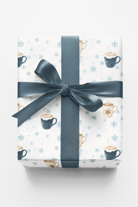 Snowflake Steam - London Penny Gift Wrap