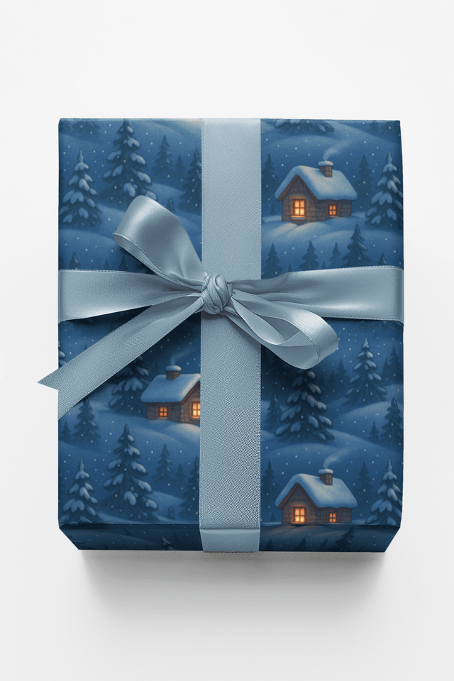 Fireside Warmth - London Penny Gift Wrap