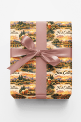 Fort Collins Foothill Glow - London Penny Gift Wrap