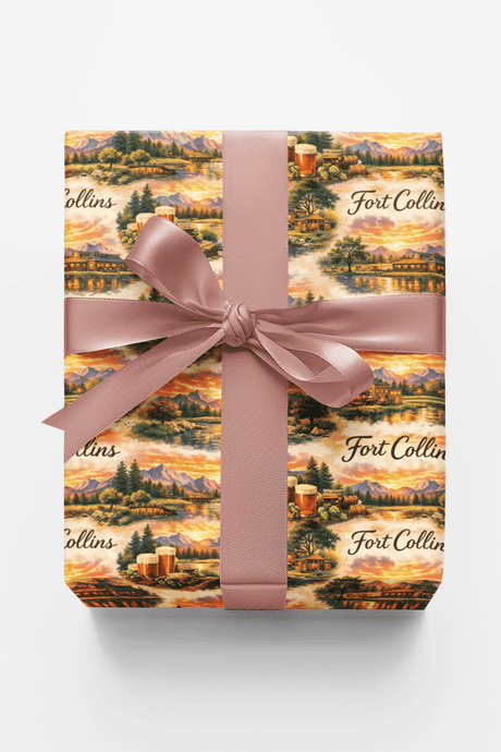 Fort Collins Foothill Glow - London Penny Gift Wrap