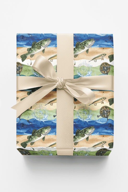 Freshwater Species Registry Wrapping Paper - London Penny Gift Wrap