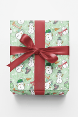 Snowmen Plentiful Wrapping Paper | Michelle Gilsey | Artist Corner - London Penny Gift Wrap