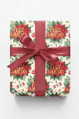 LIMITED TIME | Feliz Navidad Fiesta Deluxe Wrapping Paper - London Penny Gift Wrap