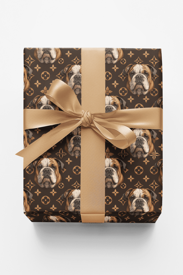 Boujee Bulldogs - London Penny Gift Wrap