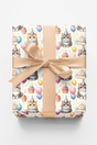 Birthday Party Cats (Exotic Shorthair) Wrapping Paper - London Penny Gift Wrap