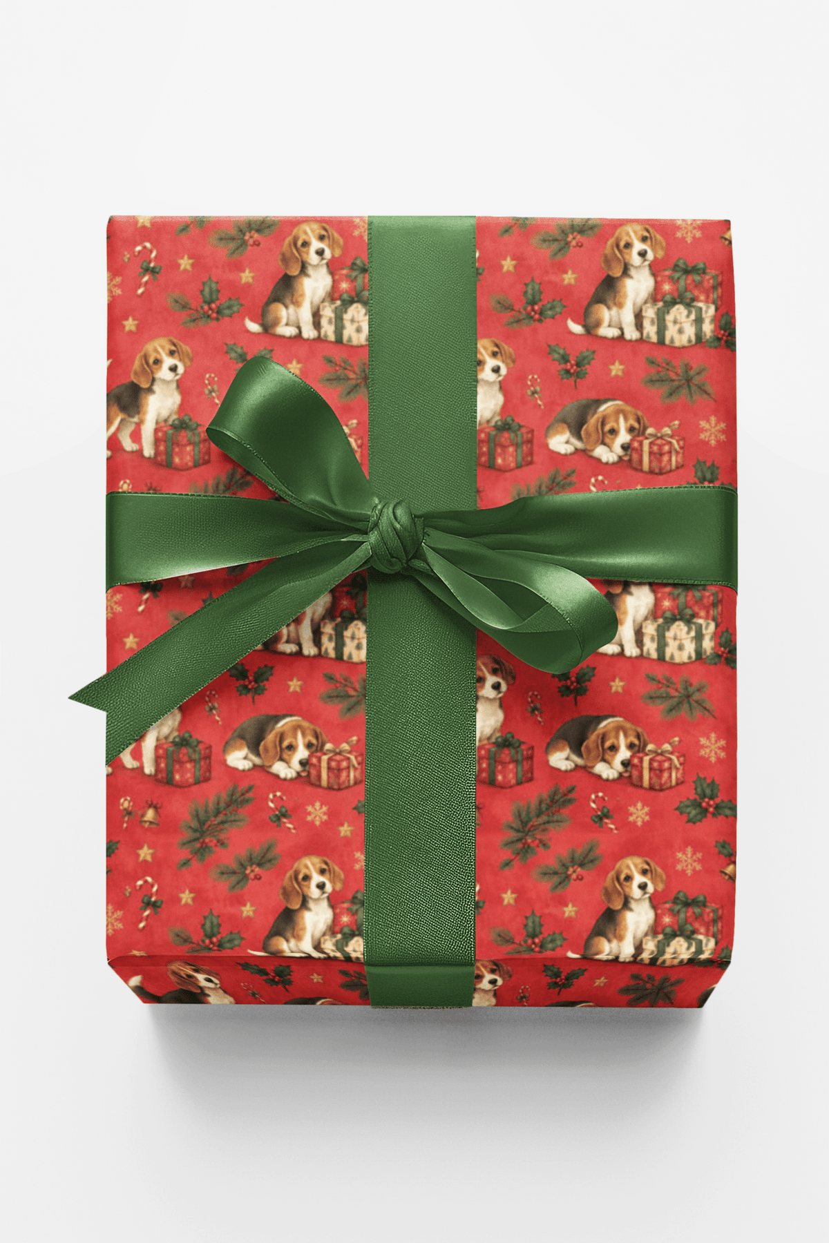 Beagles & Christmas Presents Wrapping Paper - London Penny Gift Wrap