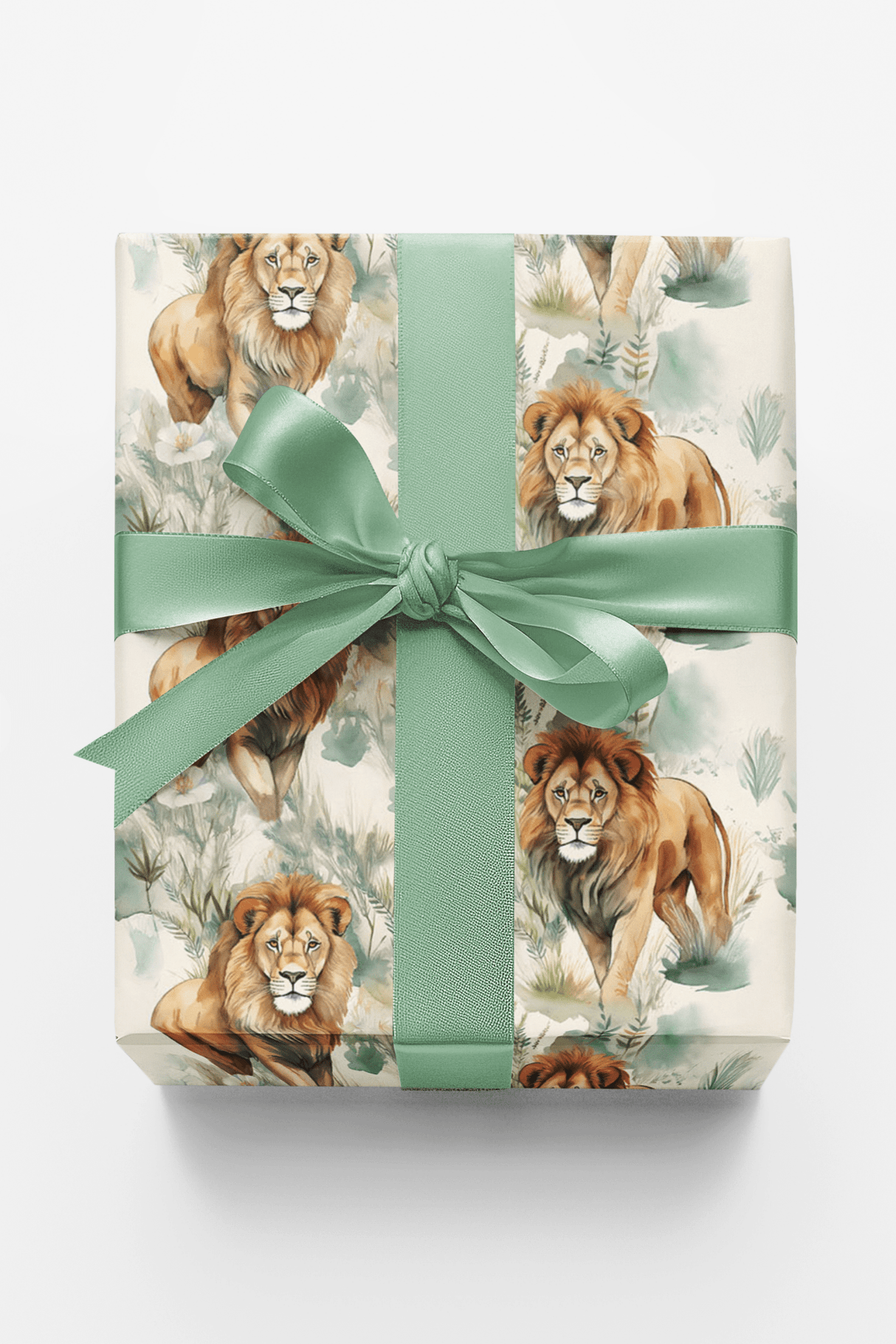Safari: Stroll Lion - London Penny Gift Wrap